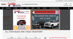 Desktop Screenshot of allstarbuickgmctruck.com